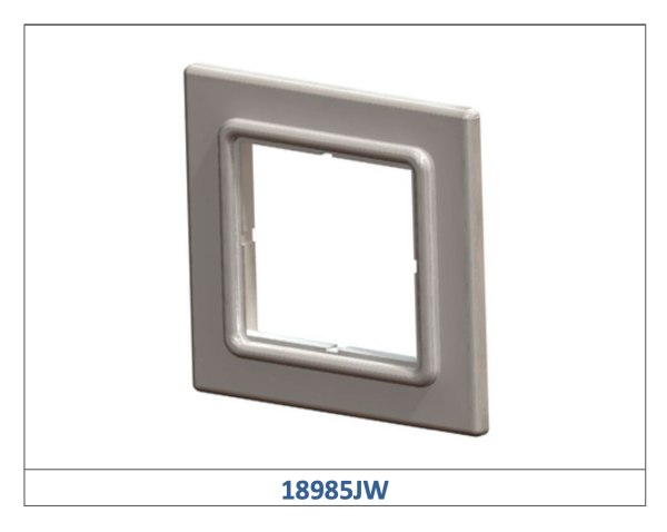 Leviton - 80 × 80 mm S95 Type Faceplate (18985JW)