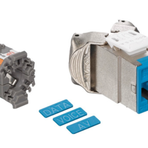 Leviton - ATLAS-X1 Cat 6 Component-Rated Shielded QUICKPORT™ Jack