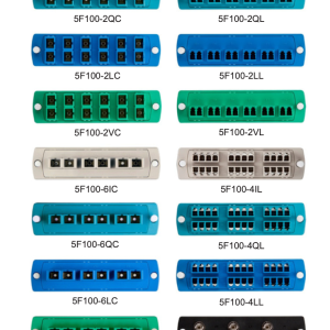 Leviton OPT‑X SDX Precision Molded Fiber Adapter Plates (5F100‑xxx)